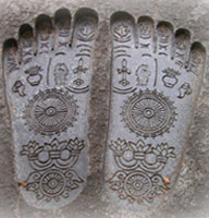 feet imprints