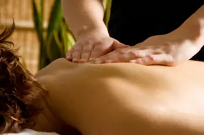 Girl during Massaging Her Arm Stock Image - Image of care